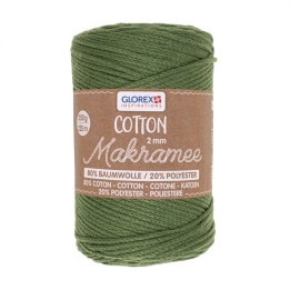 Makramee Cotton 2mm 250g olive