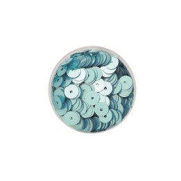 Paillettes aqua 6mm 7g