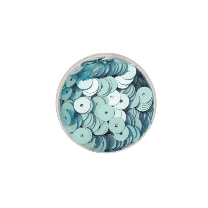 Paillettenscheiben aqua 6mm 7g