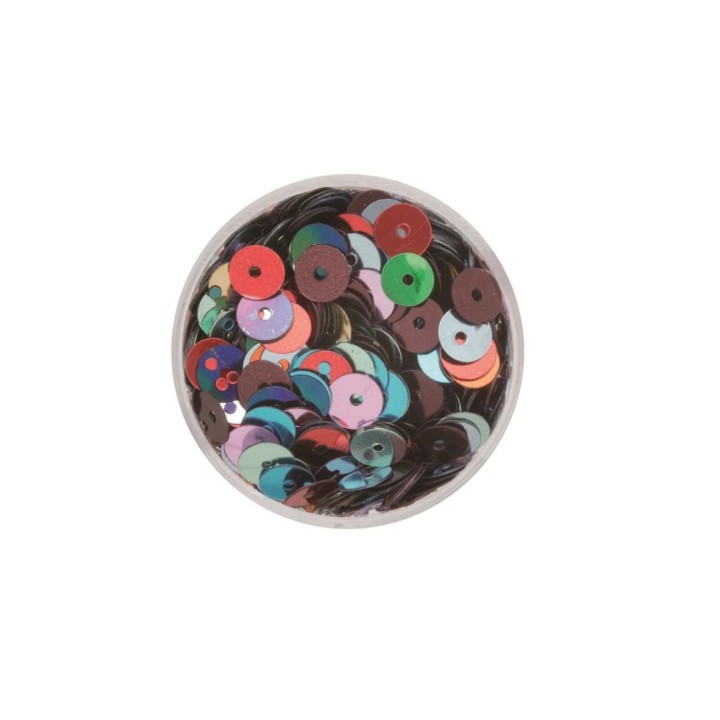 Paillettes couleurs assorties 6mm 7g