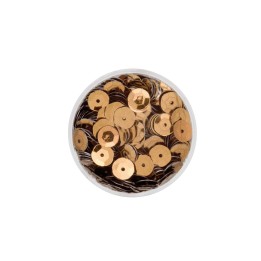 Paillettes brun 6mm 7g