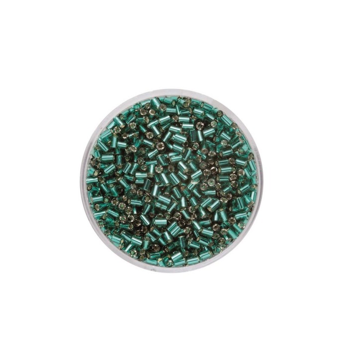 Glasstifte 2,0mm Silbereinzug petrol 17g