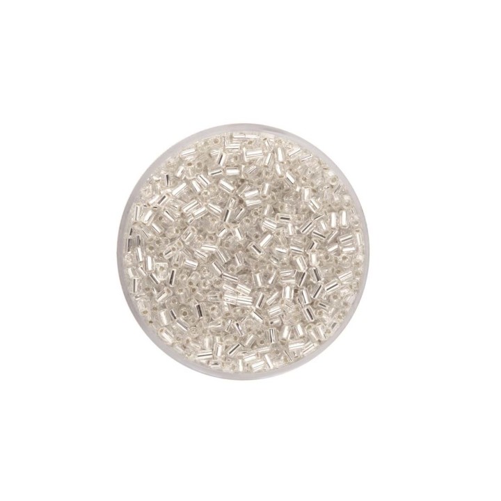 Glasstifte 2,0mm Silbereinzug weiss 17g
