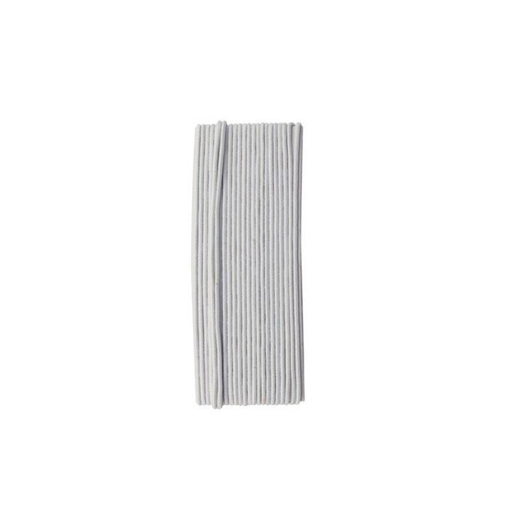 Gummikordel, 5m x 1,5mm, weiss
