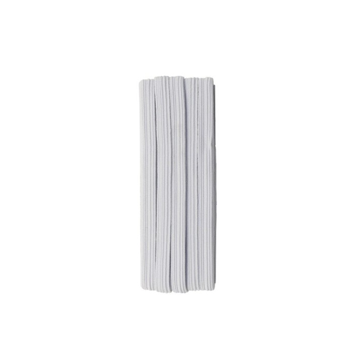 Elastique, 5m x 8mm, blanc