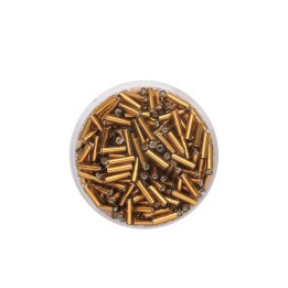Glasstifte 6mm Silbereinzug hellbraun 17g