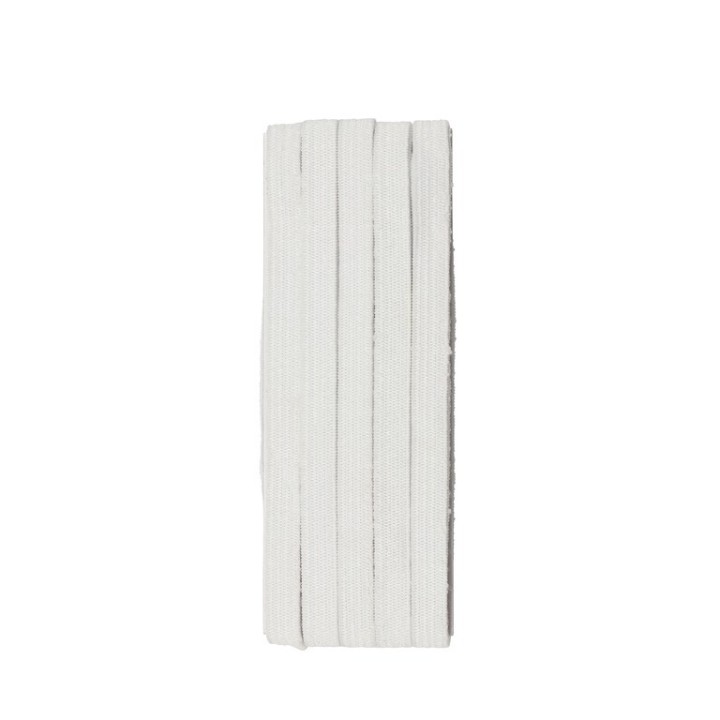 Elastique, 3m x 8mm, blanc extra souple