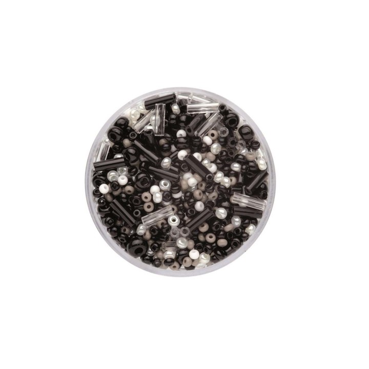 Rocailles Mix schwarz 17g