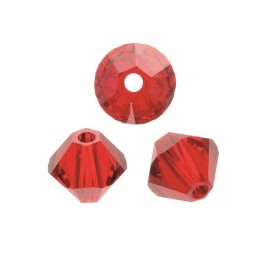 Schliffspitzperle Swarovski 4mm siam 25 Stück