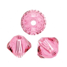 Schliffspitzperle Swarovski 4mm rosé 25 Stück