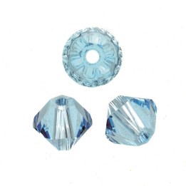 Schliffspitzperle Swarovski 4mm aqua 25 Stück