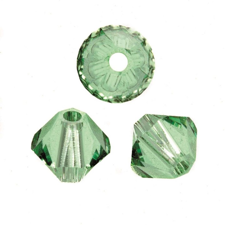 Schliffspitzperle Swarovski 4mm peridot 25 Stück