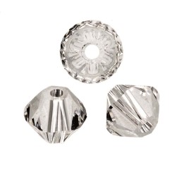 Schliffspitzperle Swarovski 4mm cry Stückal 25 Stück