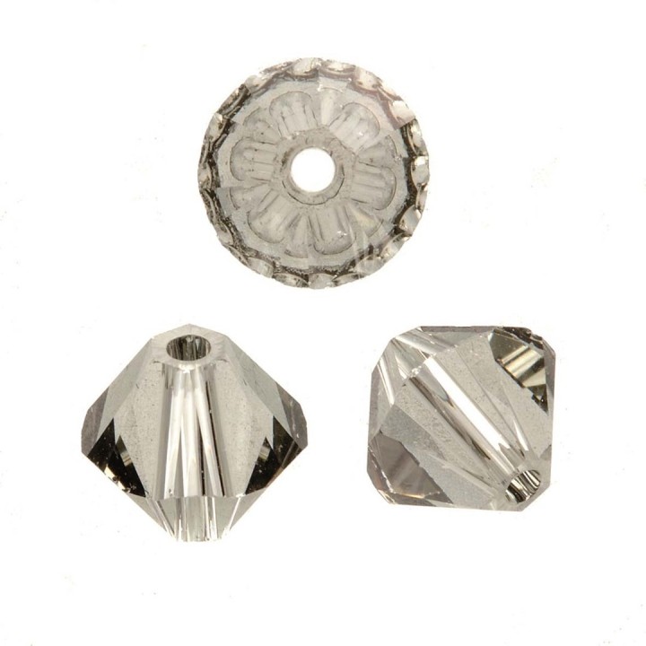 Schliffspitzperle Swarovski 4mm black d 25 Stück