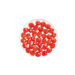 Glasschliffperlen 6mm 50 Stück hyazinth