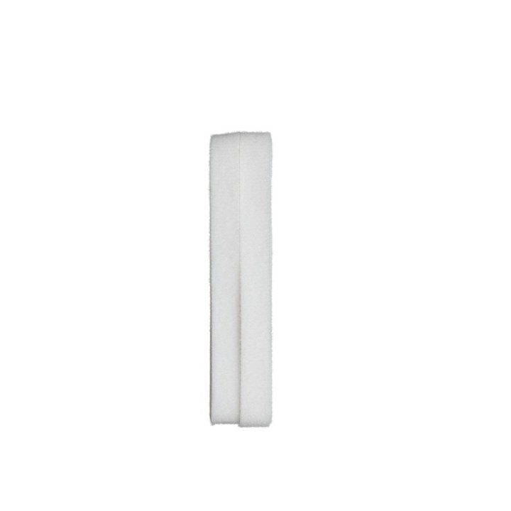 Klett-Kabelbinder, 1m x 1cm weiss