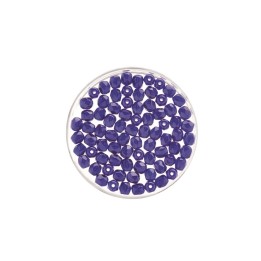 Glasschliffperlen 4mm 100 Stück azurblau