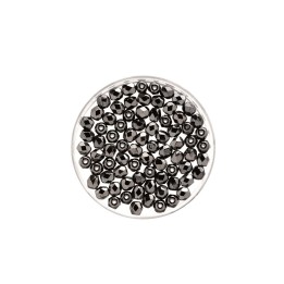 Glasschliffperle 4mm 100 Stück hematit
