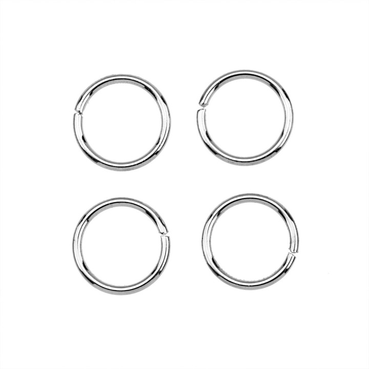 Anneaux de jonction 10x10mm platine