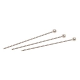 Pointes à mailles 10pcs couleur argent 30mm