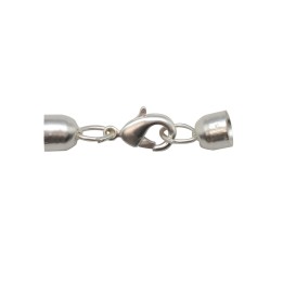 Fermoir bijoux 1pce 5mm couleur argent
