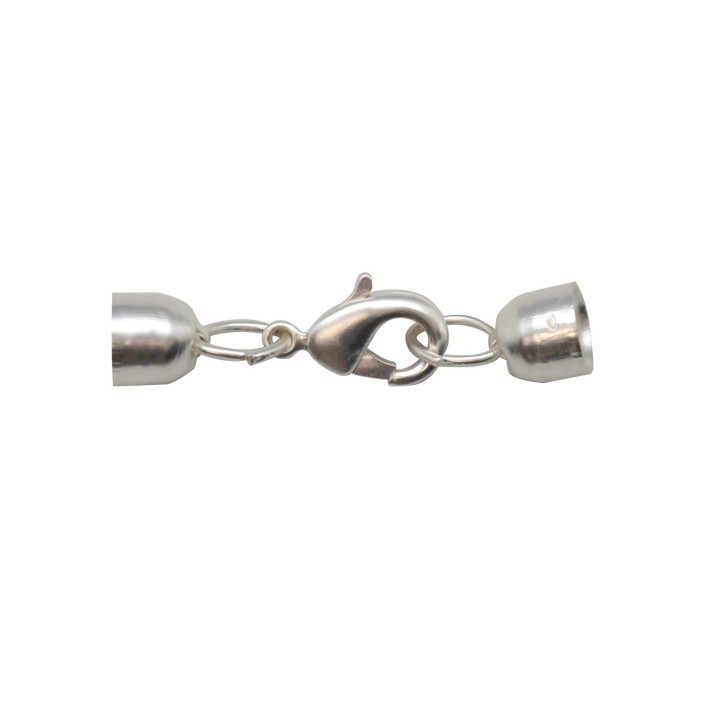 Fermoir bijoux 1pce 5mm couleur argent