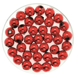 Dekoperlen 75 g 6mm rot