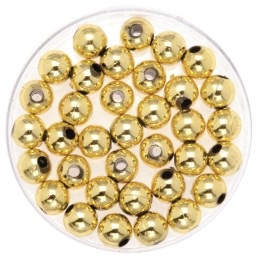 Dekoperlen 75 g 6mm goldfarben