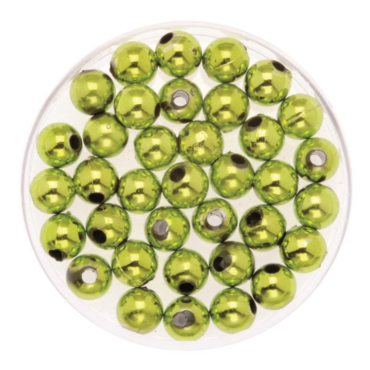Dekoperlen 75 g 6mm grün