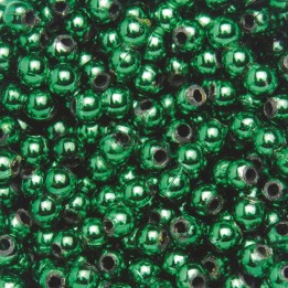 Decoration beads 6mm d'green