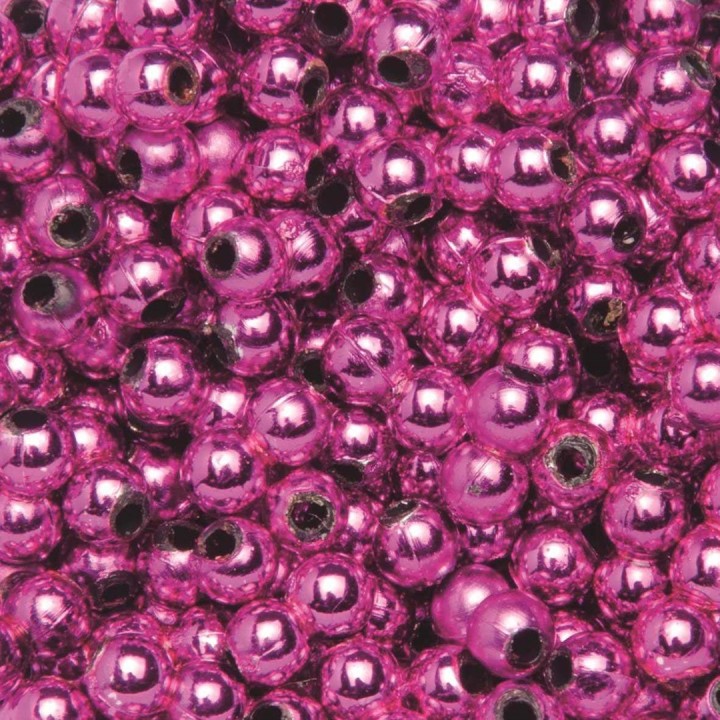 Perles de décoration 10mm 75g violet