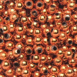 Deco pearls 75g 10mm orange/red