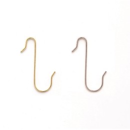 Metallaufhänger für Kugeln 50 Stück 4cm goldfarben