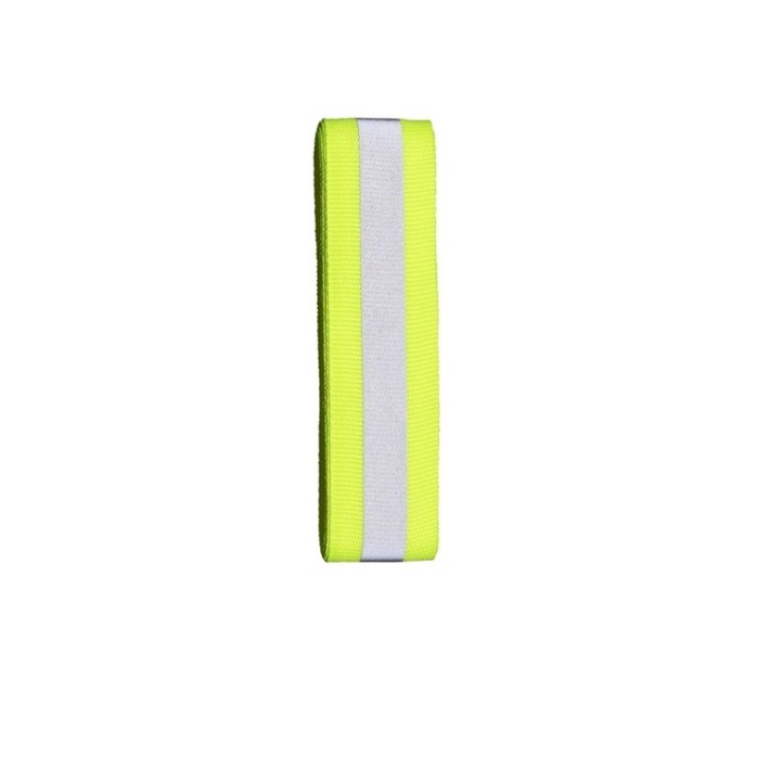 Reflektierendes Band 2m x 25mm zum Aufnähen, neongelb