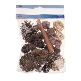Potpourri Zapfen, Zimt braun Rattan Kugeln