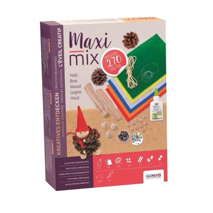 Creativ Maxi Mix Naturholz