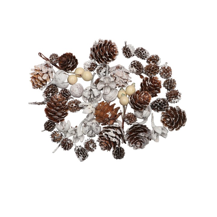 Zapfen-Mix Set 5, 170g mit weissen Beeren