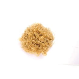 Haar gekraust aus Polyester ca.15g gold
