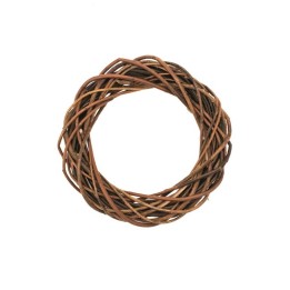 Rattan wreath, brown, 25x4,5cm