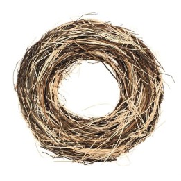 Rattan-Kranz, beige/ braun 34x8cm