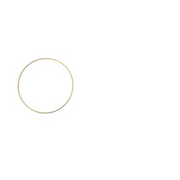 Metallring goldfarben, 20cm