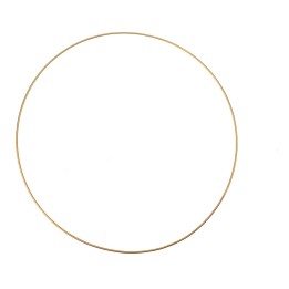 Anneau en métal or, 50cm
