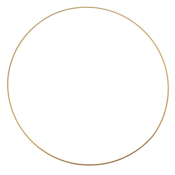 Metallring goldfarben, 60cm