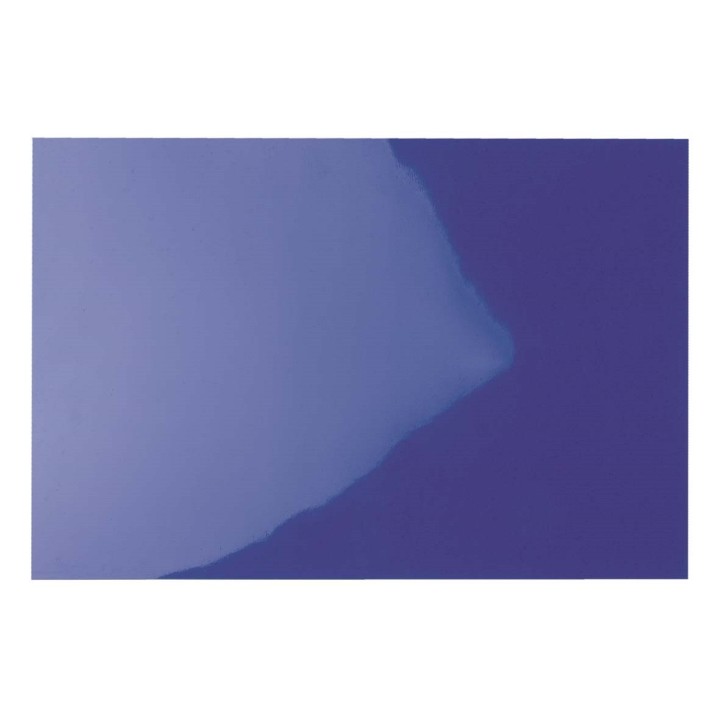 Feuille plastique A3 30x42cm 0,35mm 1pce bleu transparent