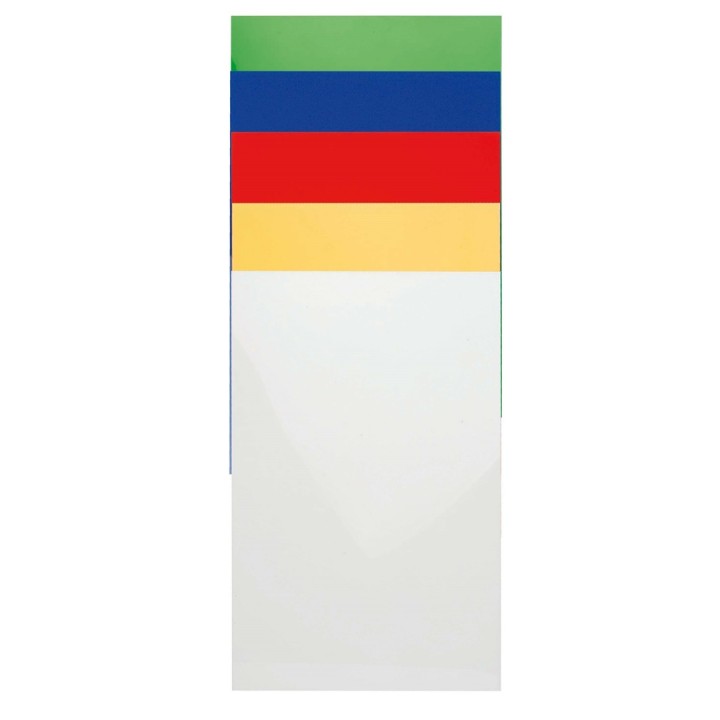 Folie transparent A3 30x42cm 0,35mm 5x2St sortiert