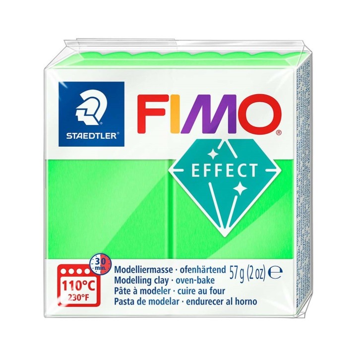 FIMO soft 57g effect neon grün