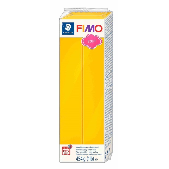 FIMO Soft Großblock 454g Farbe sonnengelb