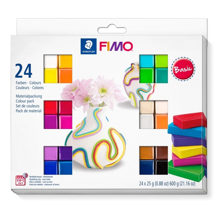 FIMO Soft Colour Pack 24x25g 24 Farben