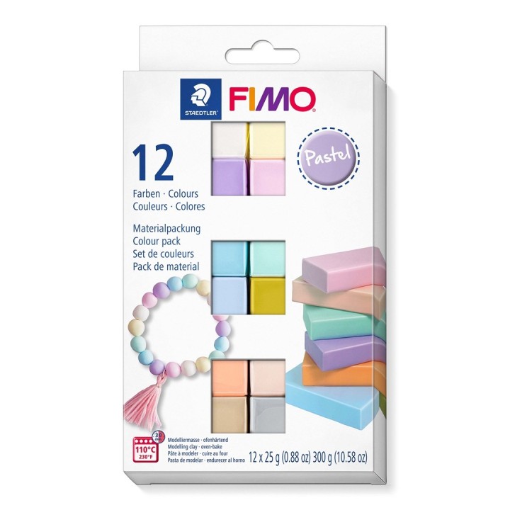 FIMO SOFT Colour Pack 12x25g 12 couleurs Pastel