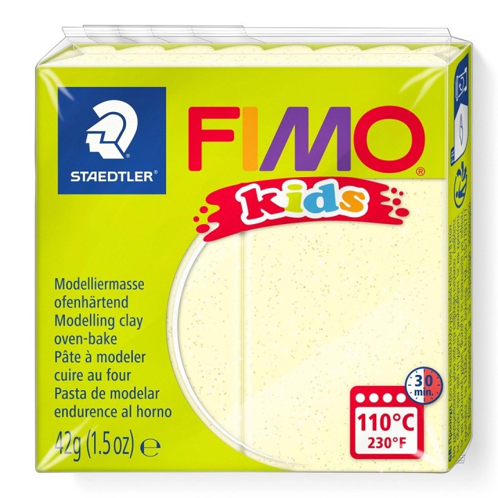 FIMO kids 42g pearl jaune cl.